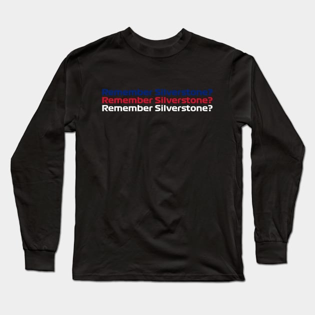 Remember Silverstone Long Sleeve T-Shirt by throwback
